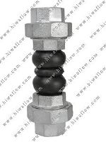 Twin Sphere Union Style Rubber Expansion Joint - 
