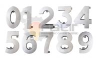 NUMEROS - LETRAS CASA HABITACION DE ALUMINIO COLADO NATURAL - FALT FOUNDRY