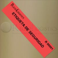Etiqueta de Seguridad