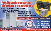 UPS, REGULADORES DE VOLTAJE, NO BREAK