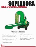 Sopladora Seleccionadora de Nuez - Agro-Industrial San Luis
